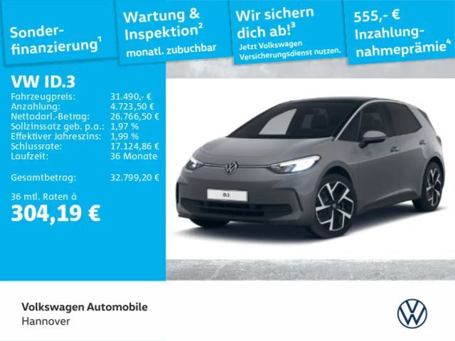 Volkswagen ID.3 Pro ACC Kamera LED Navi PDC SHZ 2024 Elektrisch