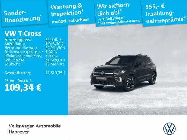 Volkswagen T-Cross 1.5 TSI DSG R-Line AHK Kamera ACC DigCoc 2025 Benzine