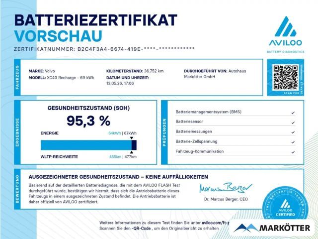 Volvo XC40 Recharge Ultimate ACC/BLIS/360/Wärmepumpe 2023 Elektrisch