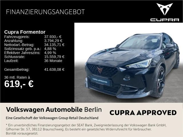 Cupra Formentor 2.0 TSI DSG VZ5 4Drive Navi LED SHZ 2022 Benzine