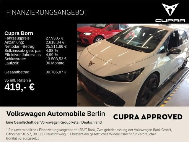 Cupra Born 170/62 Wärmepumpe Navi LED ACC PDC 2022 Elektrisch