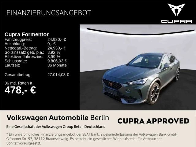 Cupra Formentor VZ 1.4 e-HYBRID Navi LED SHZ ACC PDC 2022 Hybride / Benzine