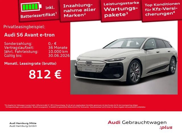 Audi S6 e-tron quattro AHK B&O Pano Head-Up Mat 2026 Elektrisch