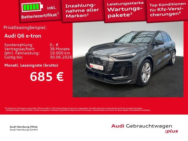 Audi Q6 e-tron performance 225 kW S line B&O Panorama 2025 Elektrisch