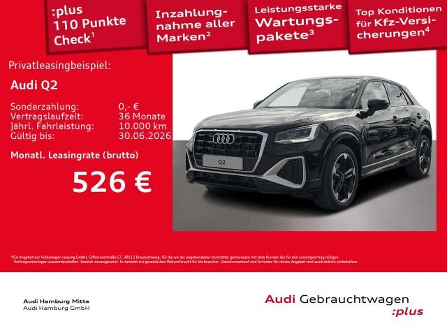 Audi Q2 35 TFSI S line S tronic AHK LED Virtual 2026 Benzine