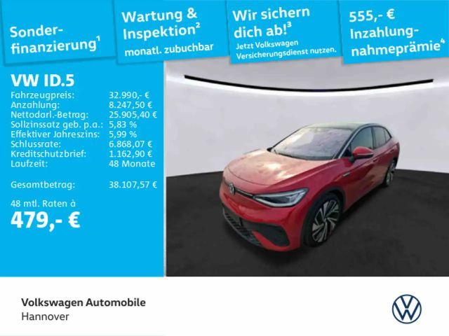 Volkswagen ID.5 Pro Performance Navi AHK LED-Matrix Kamera 2023 Elektrisch
