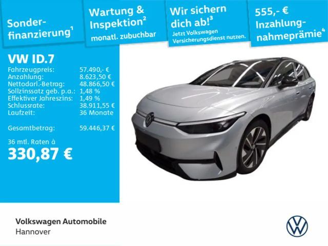 Volkswagen ID.7 Pro S Navi AHK Pano Kamera HUD DCC A 2025 Elektrisch