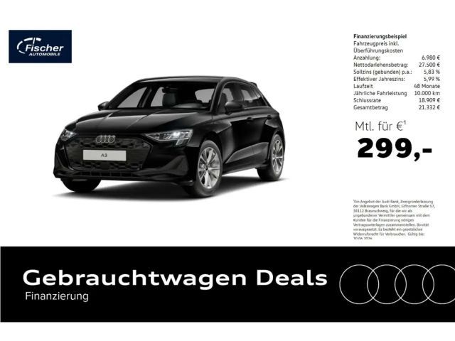 Audi A3 Sportback 40 TFSIe NAV/ACC/el.Klappe/RFK/SH 2025 Hybride / Benzine