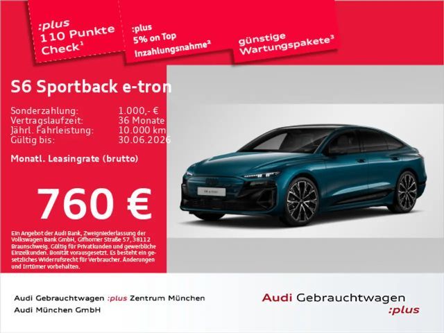 Audi S6 e-tron S line EditionOne Pano/LuftF 2025 Elektrisch