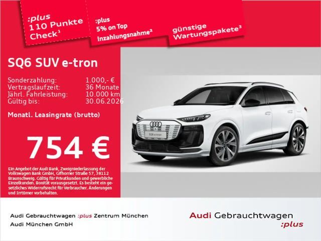 Audi SQ6 e-tron SQ6 e-tron qu. Pano/Matrix/ACC/Memory/Navi+/Priv 2024 Elektrisch