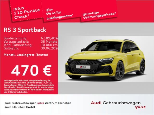 Audi RS3 RS3 Sportback S tronic Matrix/SONOS/Sportabgas/H 2025 Benzine
