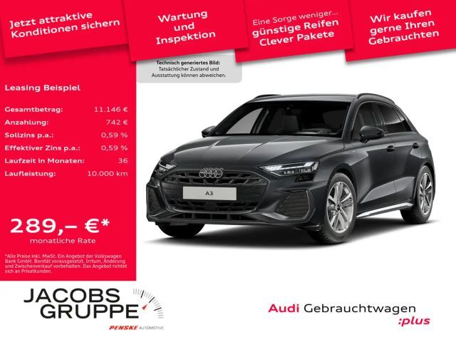 Audi A3 Sportback 30 TFSI S-tronic S line AHK/Kamera/HUD/Sonos/Navi Plus 2025 Benzine
