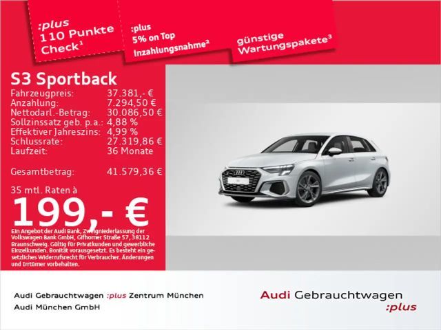 Audi S3 TFSI S tronic Navi+/Virtual 2024 Benzine