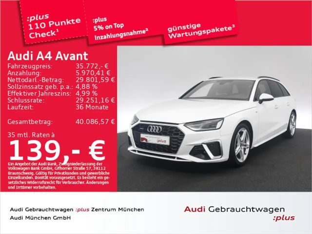 Audi A4 40 TFSI qu. S tronic 2x S line Virtual+ 2024 Benzine