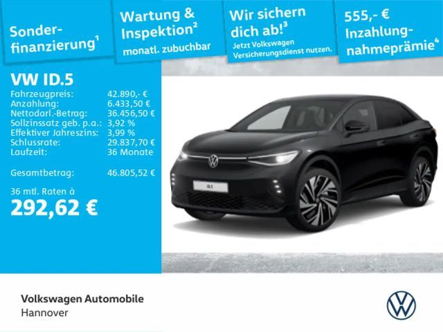 Volkswagen ID.5 GTX 4Motion Navi AHK LED ACC PDC SHZ HUD DC 2024 Elektrisch