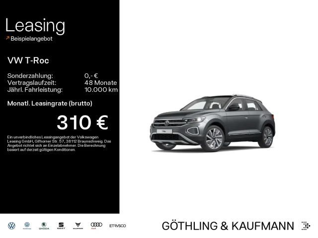 Volkswagen T-Roc 1.5 TSI DSG Style*NAVO*AHK*PANO*KAM*SHZ*PD 2022 Benzine