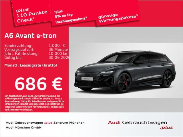 Audi A6 e-tron qu. S line AHK/Pano/Luftfed/B&O 2025 Elektrisch