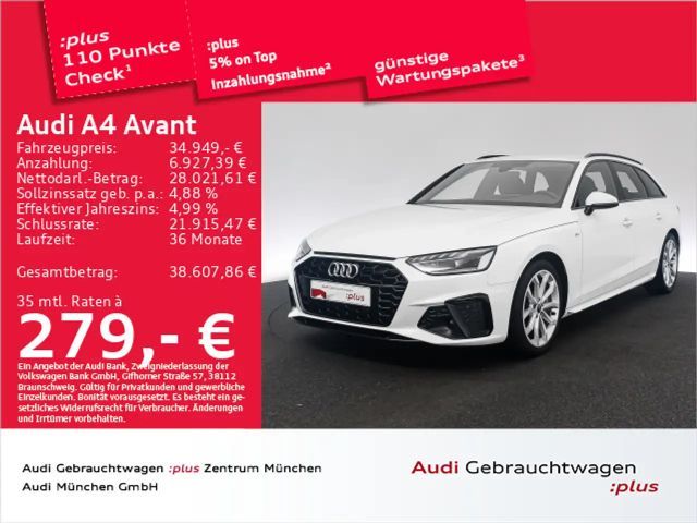 Audi A4 40 TFSI S tronic 2x S line Navi+/ACC/PD 2023 Benzine