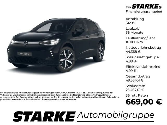 Volkswagen ID.4 GTX 4MOTION LED-Matrix AHK Harman Kardon 2025 Elektrisch