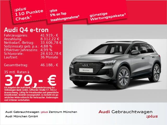 Audi Q4 e-tron 45 S line Wärmep./Pano/Matrix/SONOS 2024 Elektrisch