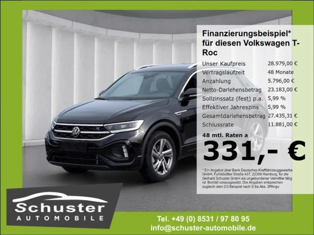 Volkswagen T-Roc R-LINE 1.5TSI*DSG AHK LED+ ACC Massage SHZ 2025 Benzine