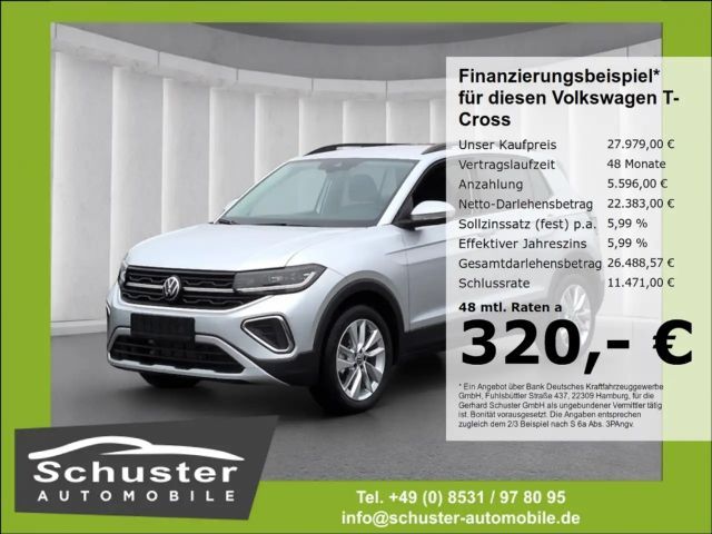 Volkswagen T-Cross Life 1.5TSI*DSG AHK ACC IQ-LED R-Kam 17* 2026 Benzine