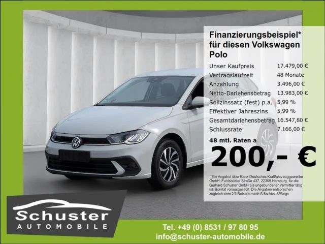Volkswagen Polo VI Life 1.0TSI*LED SHZ digCockp AppConn Alu 2024 Benzine