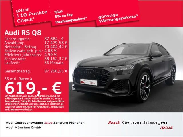 Audi RS Q8 tiptr. HD-Matrix/B&O/StdHzg/Carbon 2022 Benzine