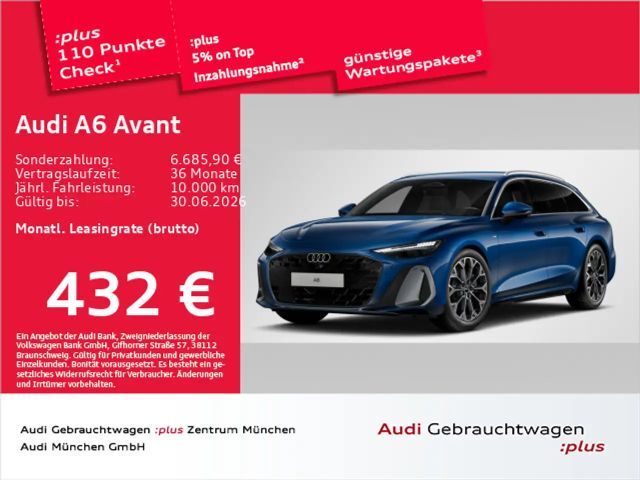 Audi A6 NEU TFSI qu. S tronic S line AHK/Matrix 2025 Benzine