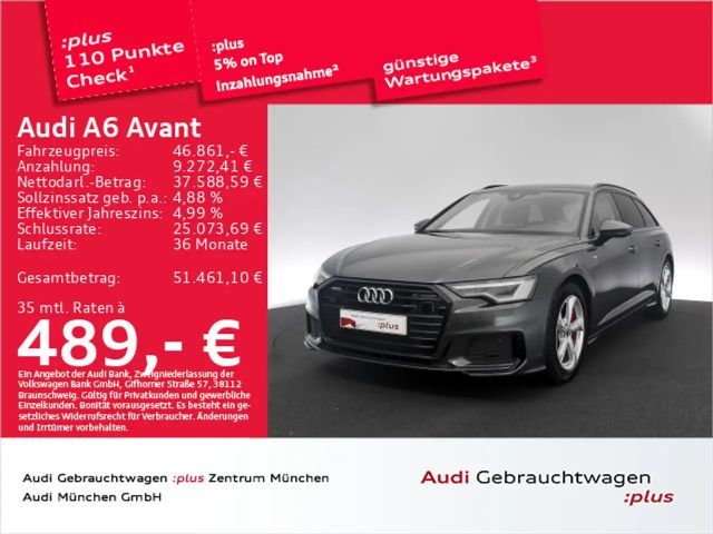 Audi A6 55 TFSI e qu. S line AHK/Kamera/Navi+ 2023 Hybride / Benzine