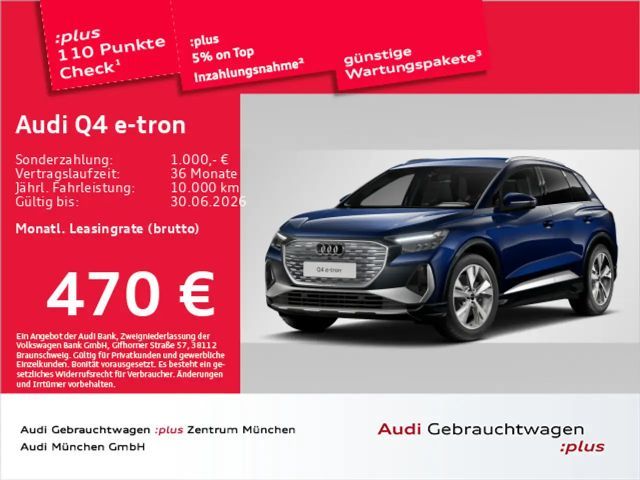Audi Q4 e-tron 45 S line LED/Navi+/Privacy/PDC 2025 Elektrisch