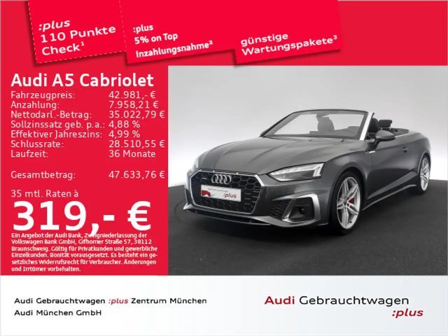 Audi A5 45 TFSI qu. S tronic 2x S line UPE: 2022 Benzine