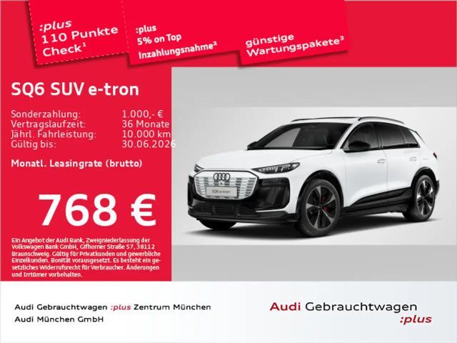 Audi SQ6 e-tron SQ6 e-tron Pano/B&O/Matrix/21"Zoll 2025 Elektrisch