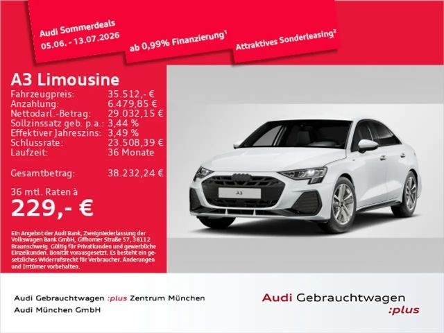 Audi A3 35 TDI S tronic S line ACC/Virtual+ 2025 Diesel
