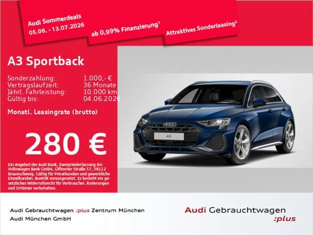 Audi A3 30 TFSI S tronic S line SONOS/HuD/N 2025 Benzine