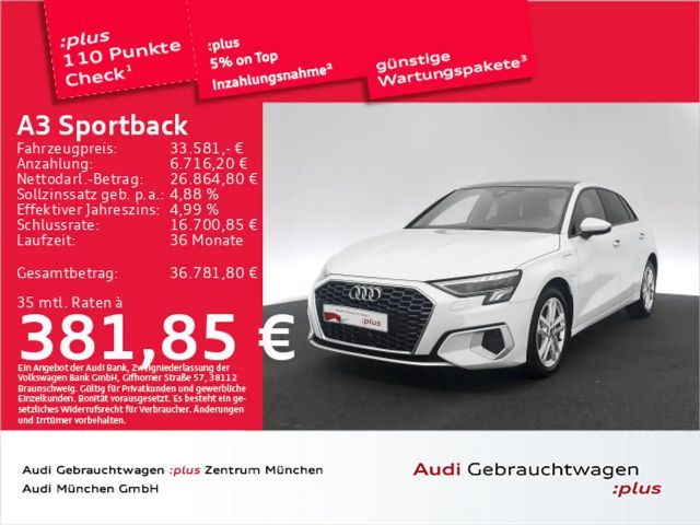 Audi A3 40 TFSI e S tronic advanced Pano/Na 2023 Hybride / Benzine