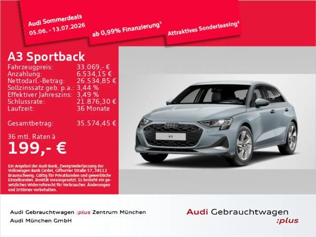 Audi A3 35 TDI S tronic advanced Virtual/AC 2025 Diesel