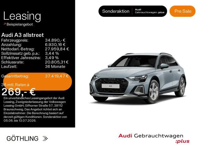 Audi A3 35 TDI S tro*LED*Virtual*Navi+*Spor 2025 Diesel