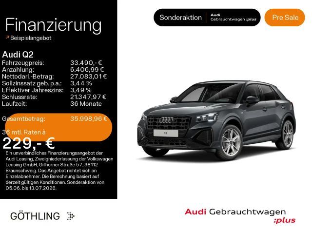 Audi Q2 35 TFSI S line S tro*Matrix*Virtual*Navi Vorb 2025 Benzine