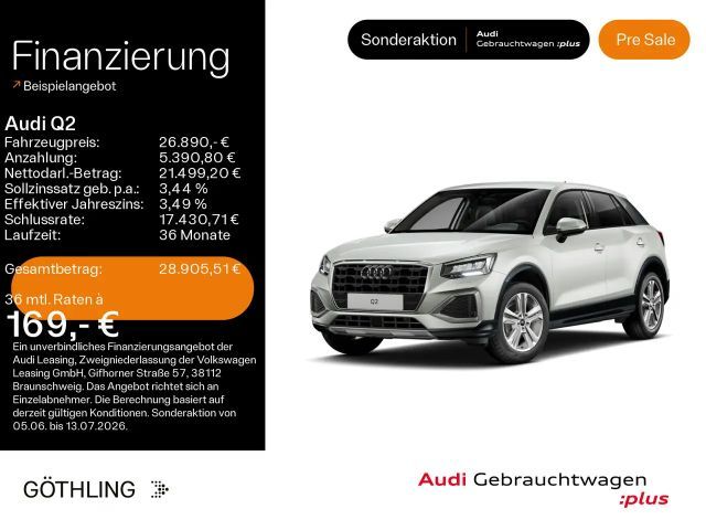 Audi Q2 30 TFSI Advanced*LED*Virtual*Navi+*Kamera* 2025 Benzine