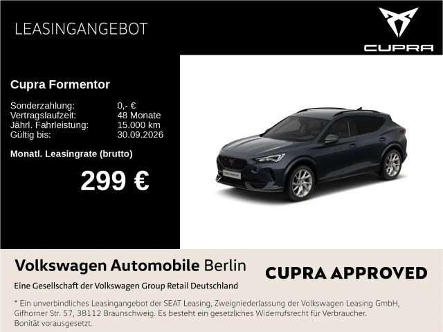 Cupra Formentor 1.5 TSI DSG Navi LED SHZ ACC PDC 2024 Benzine