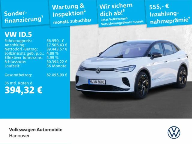 Volkswagen ID.5 GTX 4MOTION AHK LED Stdhzg Shzg 2025 Elektrisch