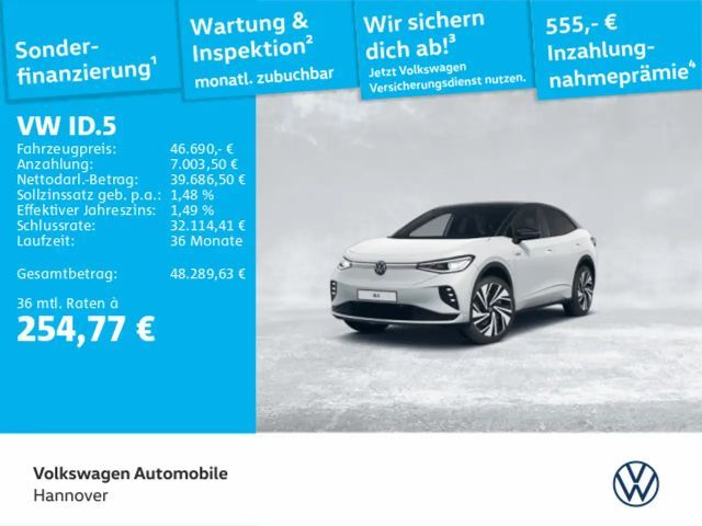 Volkswagen ID.5 GTX 4Motion Navi IQ.LIGHT SHZ 2024 Elektrisch
