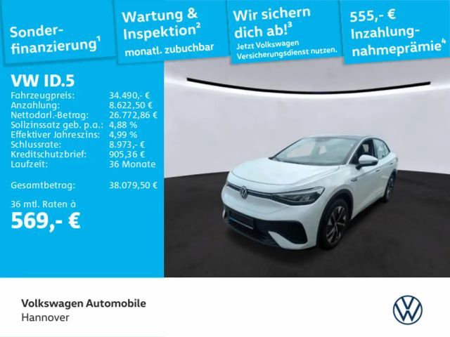 Volkswagen ID.5 Pro Navi LED ACC PDC SHZ 2024 Elektrisch