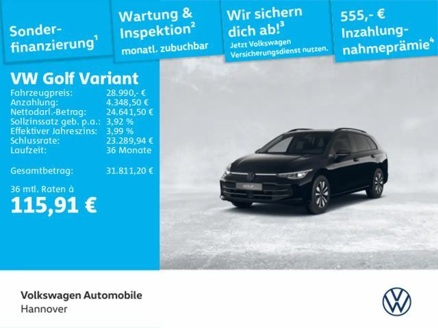 Volkswagen Golf Variant Golf VIII Variant 1.5 eTSI DSG Goal Navi AHK LED 2025 Benzine