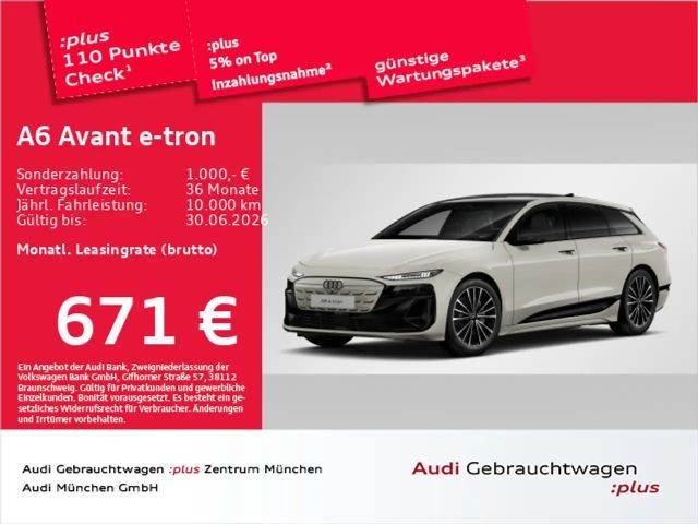 Audi A6 e-tron qu. S line Pano/AHK/Luftfed/B&O 2025 Elektrisch