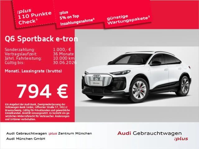 Audi Q6 e-tron qu. S line Pano/ACC/HuD 2025 Elektrisch