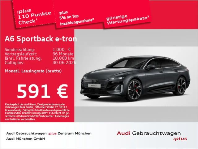 Audi A6 e-tron performance S line AHK/Luftf 2025 Elektrisch