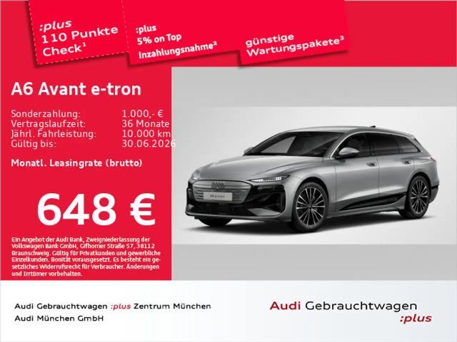 Audi A6 e-tron performance B&O/Matrix/Kameras/A 2025 Elektrisch