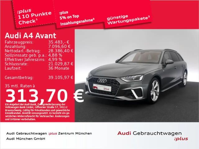 Audi A4 35 TDI S tronic 2x S line StdHzg/Pano/N 2023 Diesel
